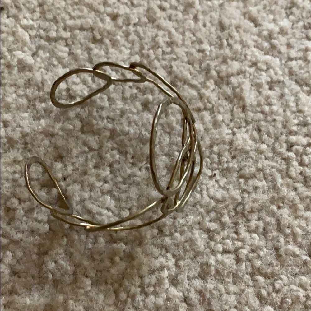 Gold cuff, contemporary - Picture 2 of 2